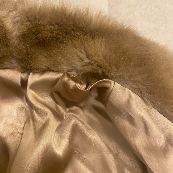 Grandella Womans Faux Fur Coat - Picture 2 of 3